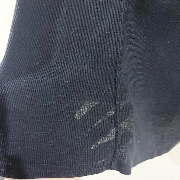 Free People Intimately Knit Tank Top Open Back Women’s size M Black - Picture 5 of 7